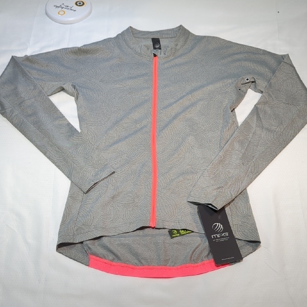MPG Gray Jacket with Pink Accents MRSP $100
